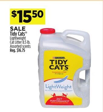Dollar General Purina tidy cats® lightweight cat litter offer