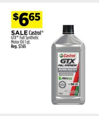 Dollar General Castrol® gtx® offer