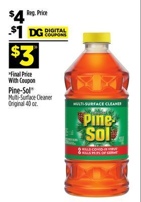 Dollar General Pine-sol® offer