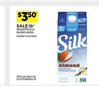Dollar General Silk® almond milk offer