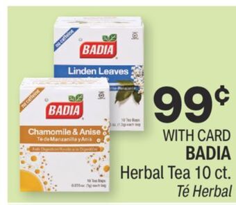 CVS Badia herbal tea 10 ct. offer