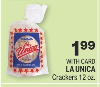 CVS La unica crackers 12 oz. offer
