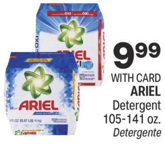 CVS Ariel detergent 105-141 oz. offer