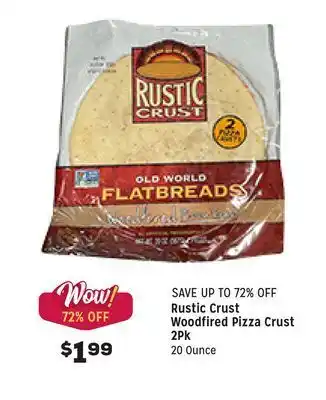 Grocery Outlet Woodfired pizza crust 2pk offer