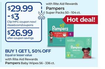 Rite Aid Pampers offer