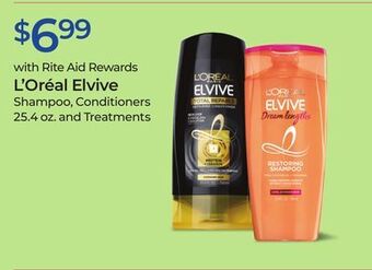 Rite Aid L'oréal elvive offer