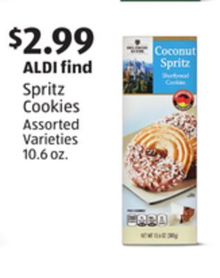 Aldi Spritz cookies offer