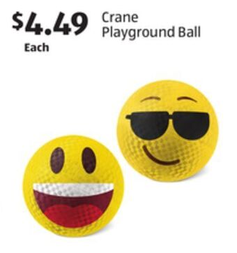 Aldi Crane playground ball offer