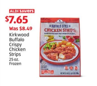 Aldi Kirkwood buffalo crispy chicken strips offer