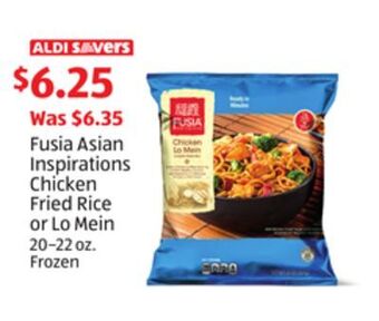 Aldi Fusia asian inspirations chicken fried rice or lo mein offer