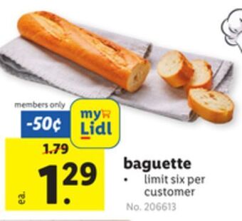 Lidl Baguette offer