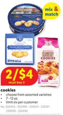 Lidl Cookies offer