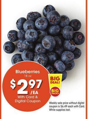 Kroger Blueberries offer