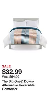 Kohl's The big one® down-alternative reversible comforter offer