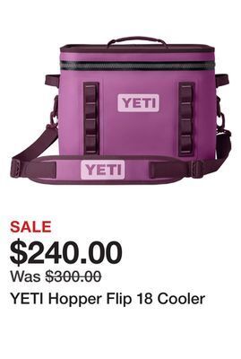 Dick's Sporting Goods Yeti hopper flip 18 cooler offer