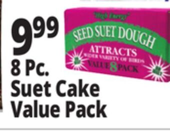 Ocean State Job Lot Seed & suet high energy suet, 8 pack offer