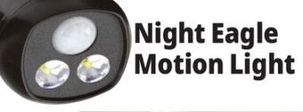 Ocean State Job Lot Night eagle motion-activated sensor security spotlight offer