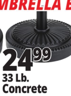 Ocean State Job Lot Concrete umbrella base, 15 offer