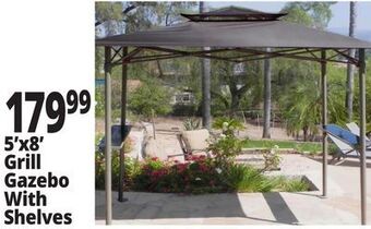 Ocean State Job Lot Pop-up grill gazebo, 5'x8' offer