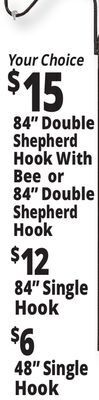Ocean State Job Lot Shepherd hooks offer