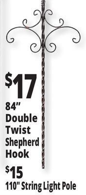 Ocean State Job Lot Shepherd hooks offer