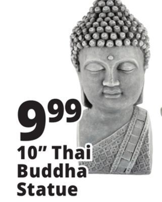 Ocean State Job Lot 10 thai buddha statue offer