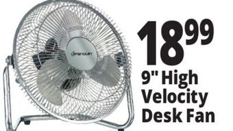Ocean State Job Lot Penguin 9 high velocity floor fan offer