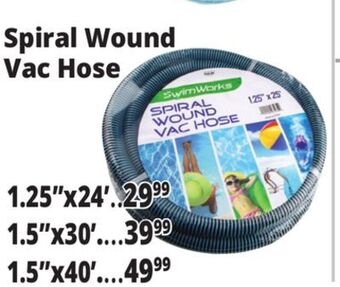 Ocean State Job Lot Swimworks spiral wound pool vacuum hose, 1.25 x 25' offer