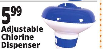 Ocean State Job Lot Adjustable chlorine dispenser offer