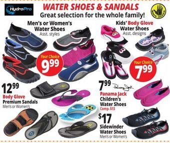 Ocean State Job Lot Hydropro water shoes offer
