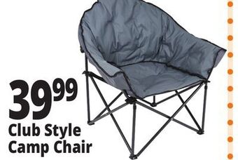 Ocean State Job Lot Folding club style camp chair offer