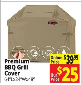 Ocean State Job Lot Premium bbq grill cover offer