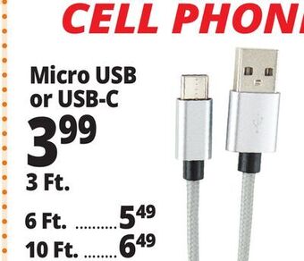 Ocean State Job Lot Cell phone chargers offer