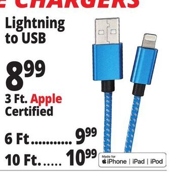 Ocean State Job Lot Cell phone chargers offer