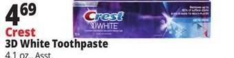 Ocean State Job Lot Crest 3d white toothpaste offer