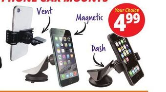 Ocean State Job Lot Techbunch universal vent clip cell phone mount offer