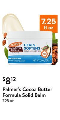 Walmart Palmer's cocoa butter formula solid balm offer