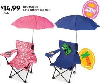 Aldi Bee Happy Kids' Umbrella Chair offer