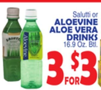 Bravo Supermarkets Aloevine aloe vera drinks offer