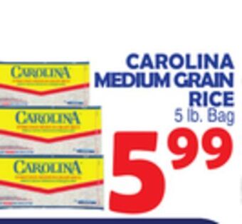 Bravo Supermarkets Carolina medium grain rice offer