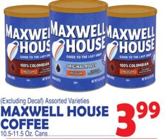 Bravo Supermarkets Maxwell house coffee offer