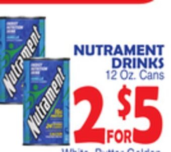 Bravo Supermarkets Nutrament drinks offer