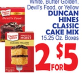 Bravo Supermarkets Duncan hines classic cake mix offer
