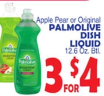 Bravo Supermarkets Palmolive dish liquid offer