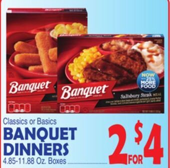 Bravo Supermarkets Banquet dinners offer