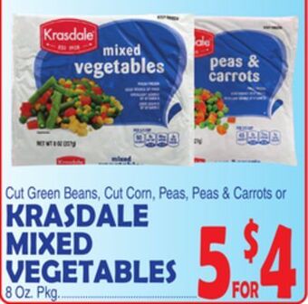 Bravo Supermarkets Krasdale mixed vegetables offer