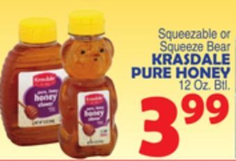 Bravo Supermarkets Krasdale pure honey offer