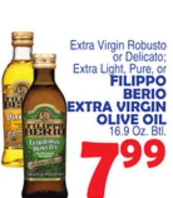 Bravo Supermarkets Filippo berio extra virgin olive oil offer