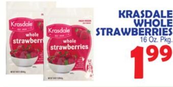 Bravo Supermarkets Krasdale whole strawberries offer
