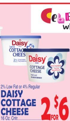 Bravo Supermarkets Daisy cottage cheese offer